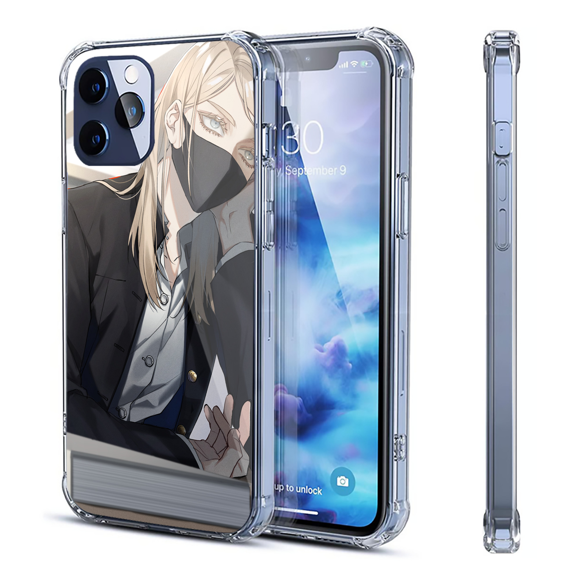 （画像用） 東京リベンジャーズ Tokyo Revengers 【iPhone 12シリーズ対応】透明スマホケース（クリアソフトケース）